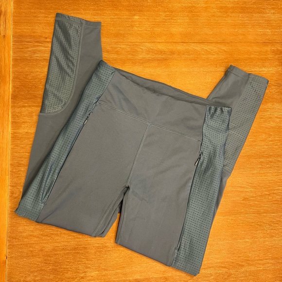 Fabletics High-Waisted Motion365 Run 7/8 Leggings Teal S - Picture 6 of 10